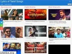 Sites similar to tsonglyrics.com