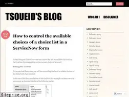 Sites similar to tsoueid.wordpress.com