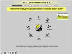 Sites similar to tsv-leitershofen.de