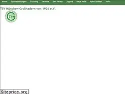 Sites similar to tsv-muenchen-grosshadern.de