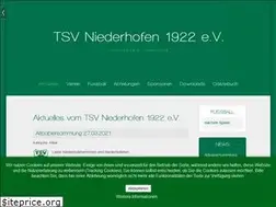 Sites similar to tsv-niederhofen.de