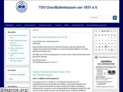 Sites similar to tsv-overbullenhausen.de