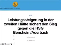 Sites similar to tsv-pfungstadt-handball.de