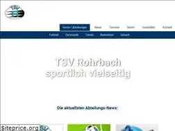 Sites similar to tsv-rohrbach.de