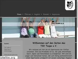 Sites similar to tsvtespe.de