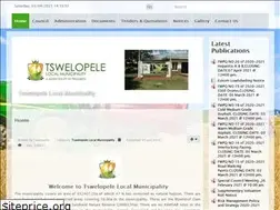 Sites similar to tswelopele.gov.za
