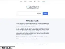 Sites similar to ttdownloader.cc