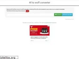 Sites similar to ttf2woff.com