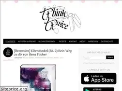 Sites similar to tthinkttwice.de
