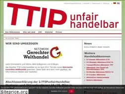 Sites similar to ttip-unfairhandelbar.de