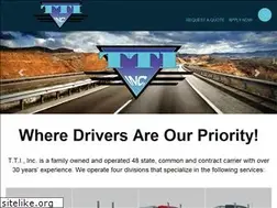 Sites similar to ttitrucking.com