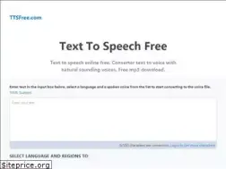 Sites similar to ttsfree.com