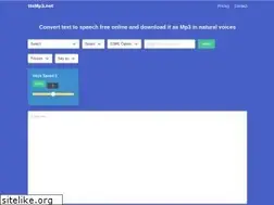 Sites similar to ttsmp3.net