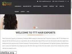 Sites similar to ttthairexports.com