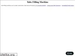 Sites similar to tube-filling-machine.com