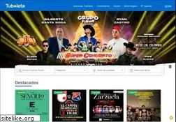 Sites similar to tuboleta.com