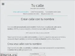 Sites similar to tucalle.com