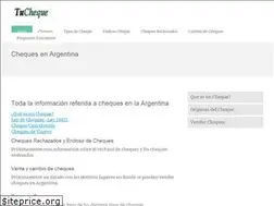 Sites similar to tucheque.com.ar