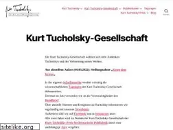 Sites similar to tucholsky-gesellschaft.de