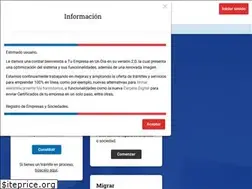 Sites similar to tuempresaenundia.cl