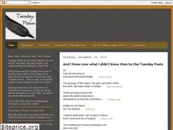 Sites similar to tuesdaypoem.blogspot.com