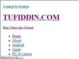 Sites similar to tufiddin.com