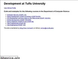 Sites similar to tuftsdev.github.io