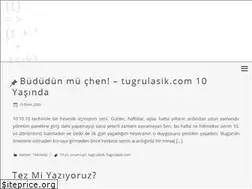 Sites similar to tugrulasik.com