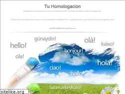 Sites similar to tuhomologacion.com