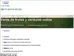 Sites similar to tuhuertaonline.es