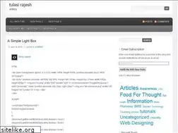 Sites similar to tulasirajesh.wordpress.com