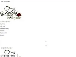 Sites similar to tulipsandthyme.com