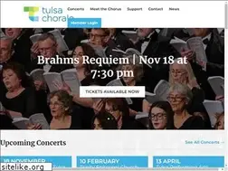Sites similar to tulsachorale.com