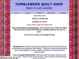 Sites similar to tumbleweedquilts.com