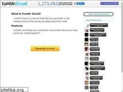 Sites similar to tumblrcloud.icodeforlove.com