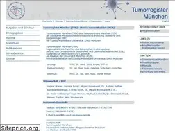 Sites similar to tumorregister-muenchen.de
