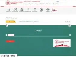 Sites similar to tuncelikulturturizm.gov.tr