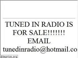 Sites similar to tunedinradio.com