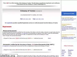 Sites similar to tunisiaembassy.org