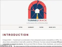 Sites similar to tunnelcrack.mathyvanhoef.com