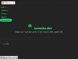 Sites similar to tunnelto.dev