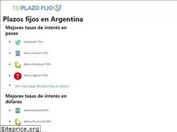 Sites similar to tuplazofijo.com.ar