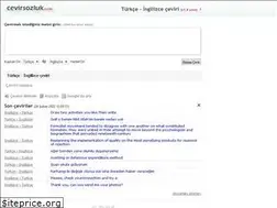 Sites similar to turkce-ingilizce.cevirsozluk.com