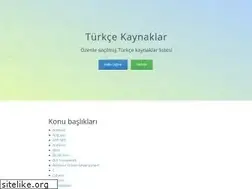 Sites similar to turkcekaynaklar.com