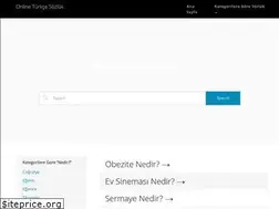 Sites similar to turkcesozluk.online