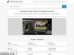 Sites similar to turkeylyrics.com
