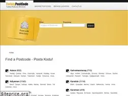 Sites similar to turkeypostcode.com