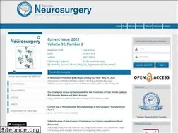 Sites similar to turkishneurosurgery.org.tr