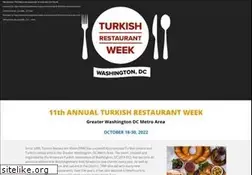 Sites similar to turkishrestaurantweekdc.org
