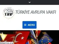 Sites similar to turkiyeavrupavakfi.org